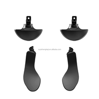 4 pagaies de remplacement en métal pour manette de jeu PS5 DualSense Edge, accessoires de réparation pour gâchettes interchangeables