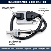 Nouveau capteur SCR Nox A0009057100 5WK96683A pour Mercedes Benz, capteur d'oxygène et d'azote 12V avec garantie d'un an