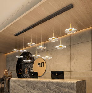 Lustre de restaurant moderne, <span class=keywords><strong>lampe</strong></span> LED simple, luminaire de luxe créatif avec projecteur, <span class=keywords><strong>lampe</strong></span> de bar - Product Image 6