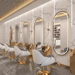 Espejo de Pared Grande para Salón de Belleza, Mueble de Peluquería, Espejo de Maquillaje con Luces LED - Product Image 4