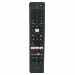 ใหม่ CT-8069 รหัสคงที่ควบคุมด้วยเสียง 433MHz ระยะ 8 เมตรรีโมทคอนโทรลสำหรับ 55U6763DB สมาร์ททีวี 4K UHD - Product Image 2