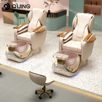 Fauteuils de pédicure de luxe uniques avec massage des mains et des pieds, design de salon, canapé de spa électrique pour pédicure et massage des pieds