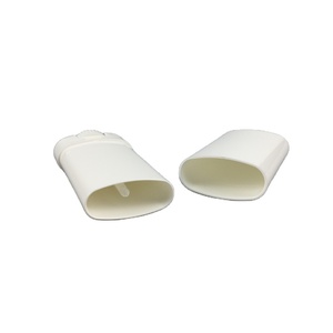 Bouteille de conteneur de bâtons de déodorant de forme ovale en plastique vide OEM 14g 15g emballage de bouteille vide de déodorant blanc - Product Image 3