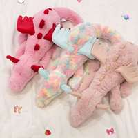 Jelly Catt Peluche en coton biologique Dragon du ciel Dragon des neiges, animaux en peluche doux et rembourrés, coussin lesté avec rembourrage en PP