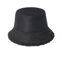 Chapeaux Bob Unisexe Personnalisés en Daim Doux avec Logo Imprimé, Design Sherpa pour Pêcheur, Cyclisme et Usage Quotidien en Extérieur, Motif Feuille
