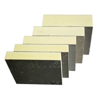 15/20/25/30/40/50/60/70/75/80mm fibre de verre tissu PIR panneau isolant en mousse 50mm toit noyau rigide PU panneau isolant mural en mousse