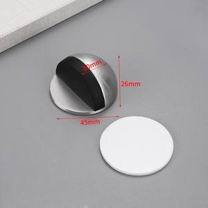 Butée de <span class=keywords><strong>porte</strong></span> moderne en acier inoxydable avec tampon en caoutchouc, installation sans perçage, <span class=keywords><strong>cale</strong></span> de <span class=keywords><strong>porte</strong></span> anti-collision pour la maison, le bureau et l'hôtel - Product Image 2