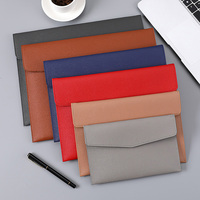 Porte-documents vertical A4 personnalisé en cuir, sac de classement imperméable, organiseur de contrats pour le bureau