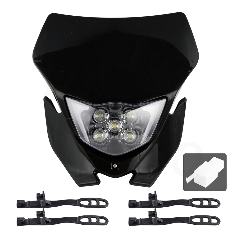 white light with black cover