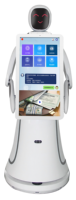 Robot de service d'accueil intelligent Amy AI avec interaction vocale, Wi-Fi et 4G, écran 21,5 pouces