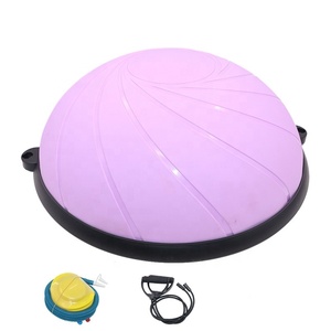 ลูกบอลโยคะทรงครึ่งวงกลมสำหรับออกกำลังกายที่บ้าน ยี่ห้อ OEM ขายดี ขนาด 58 ซม. สำหรับพิลาทิสและโยคะ - Product Image 2