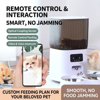 Articles populaires pour animaux de compagnie : Distributeur de nourriture pour animaux avec mécanisme d'alimentation fluide anti-colmatage et fonction audio-vidéo bidirectionnelle, idéal pour les petits appartements.