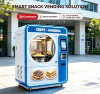Máquina Expendedora Inteligente de Comida Callejera con Múltiples Métodos de Pago, Compatible con la Producción de Jianbing, Guozhi y Crepas con Salsa de Chocolate