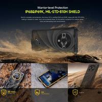 Smartphone Tangguh Ulefone Armor X31 6GB+128GB, Kamera Visi Malam, Ponsel Bebas Operator, Layar 6.56 inci, Android 14, 4G, NFC, OTG, Ponsel Gaming