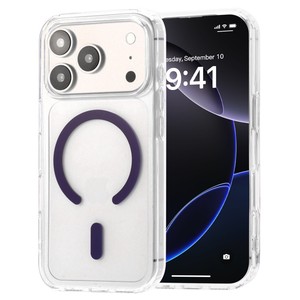 Funda Magnética Transparente de TPU HD Bayer para iPhone 11 12 13 14 15 16 17 Pro Max, con Carga Magnética - Product Image 6