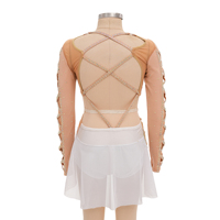 Tenue de gymnastique artistique YIZHIJIAN pour compétition, patinage artistique, examen artistique, cheerleading et entraînement professionnel (jupe)