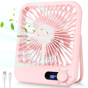 2026 Summer Outdoor Plastic <b>Desk</b> <b>Fan</b> with Rechargeable Battery Portable Mini Design English Operation - Product Image 4