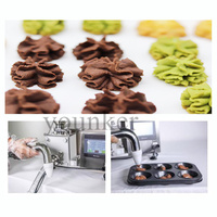 Nouvelle machine commerciale de remplissage de beignets et de crème pour gâteaux soufflés, facile à utiliser, en acier inoxydable 304, pour injection de crème glacée