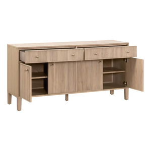 Modern Solid Wood <b>Sideboard</b> Buffet Cabinet with Soft Close Doors Large <b>Storage</b> Space for Dining Room Living Room Home - Product Image 6
