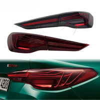 Feux arrière LED pour BMW Série 4 G22 2020-2024, feux arrière CSL style laser, DRL, plug and play, kit d'accessoires pour éclairage automobile