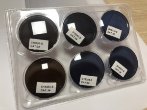 Lentes de sol Cr39 1.499 UC, lentes ópticas teñidas, Color degradado, venta al por mayor de fábrica - Product Image 4