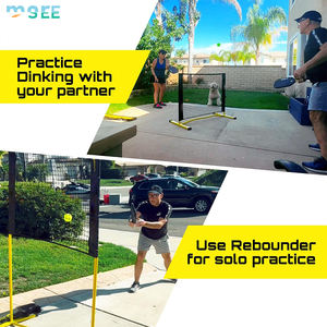SeeMore Mini Red de práctica de bolas de pepinillo portátil de alta calidad, equipo de entrenamiento para interiores y Exteriores de 5 pies de ancho para espacios pequeños - Product Image 2