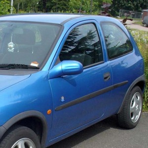 Deflettori Vento per Finestrini <span class=keywords><strong>Opel</strong></span> <span class=keywords><strong>Corsa</strong></span> / Vauxhall <span class=keywords><strong>Corsa</strong></span> 5 Porte 1993-2021, Nero Satinato Autoadesivo, Protezioni Antipioggia 4 Pezzi - Product Image 5
