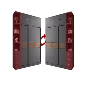 CASALANDER <span class=keywords><strong>Armadio</strong></span> <span class=keywords><strong>Scorrevole</strong></span> Moderno Personalizzato in MDF per Casa, Hotel, Appartamento, Villa, per Camera da Letto, Soggiorno, Ripostiglio - Product Image 3