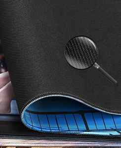 Alfombrilla de Ratón de Silicona de Marca, Moderna, Extendida, Azul, con Logotipo Personalizado, para Escritorios de Juegos, Configuraciones de Oficina, Promociones Corporativas - Product Image 4