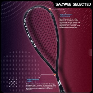 Raquette de squash professionnelle entièrement en carbone Olivia 2.0 Ultra Light Upgrade - Product Image 4