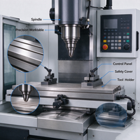 Mini-fraiseuse CNC, routeur CNC de bureau haute précision pour l'aluminium, le laiton, le plastique, le bois et les pièces de précision sur mesure