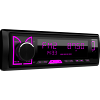 1DIN Araç Teybi MP3 Çalar, Bluetooth 5.1, Eller Serbest, FM AM RDS, LCD Ekran, 2V RCA Preout, 4x50W YD7388 Amfi, OEM ODM