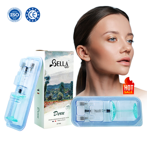 BELLA Derm Cross-Linked HA Dermal Filler pour les plis nasogéniens, les rides du front, l'<span class=keywords><strong>augmentation</strong></span> <span class=keywords><strong>des</strong></span> lèvres, anti-âge, hydratant, 2x1mL - Product Image 6
