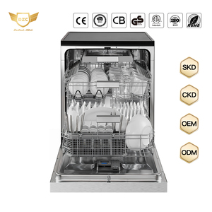 <span class=keywords><strong>Lavavajillas</strong></span> independiente de 18 juegos para uso doméstico con funciones de esterilización y secado, parte delantera de acero inoxidable, 18 unidades - Product Image 2