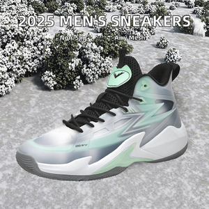 Chaussures de basketball montantes en maille respirante et confortable pour hommes, femmes et garçons, personnalisables avec logo de marque, idéales pour les sports de plein air - Collection 2026 - Product Image 2