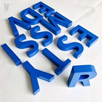 Peinture acrylique mate pour lettrage, enseigne personnalisée pour panneau publicitaire, enseigne de porte sur mesure, gravure en cristal tridimensionnelle pour devanture de magasin commercial