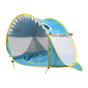 Tente de plage portable pour enfants, ouverture rapide, protection solaire SPF50, imperméable, avec piscine, pour jeux d'été en plein air, 2-4 ans - Product Image 2