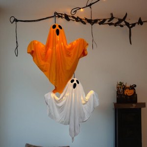 Decoraciones de Halloween, decoraciones de fantasmas luminosos, decoraciones para puertas, decoraciones para fiestas, decoraciones para interiores de bares. - Product Image 1