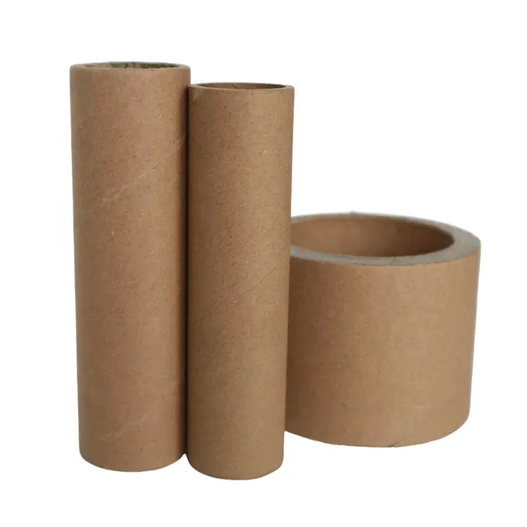Geri dönüşümlü bobin Fiber kağıt rulolar için kağıt konileri iplik sarma tuvalet kağıdı