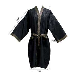 <span class=keywords><strong>Cape</strong></span> de Barbier Imperméable à Manches Longues pour Salon de Coiffure, Peignoir de Coiffeur Personnalisable avec Logo - Product Image 5
