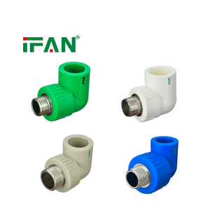 IFAN Raccords de tuyauterie PPR en laiton à filetage mâle et <span class=keywords><strong>femelle</strong></span>, plusieurs styles, PN25, pour l'amélioration de l'habitat - Product Image 2