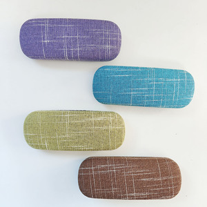 Trendy Korean Style Eyeglass <b>Case</b> Rectangular Flip Cover Purple Blue Brown Ochre Colorful Print Portable For <b>Sunglasses</b> And - Product Image 3