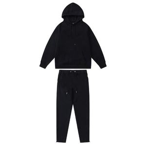 American Niche Streetwear: Serviette de lettre-Ensemble de sweat à capuche hip-hop brodé-Lâche, décontracté, style unisexe/couple - Product Image 2