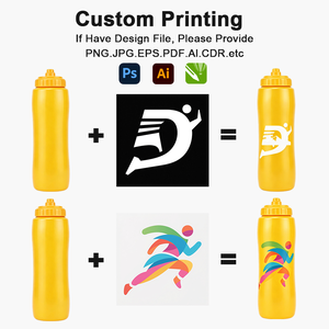 Manufacturer Direct Premium 1L Squeeze Bike Water Bottle - Waterproof, BPA-Free, Customizable For Pro Cycling Teams