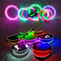 Lunettes lumineuses à LED Bar lumineux Night Club Cosplay pour Halloween Noël Pâques Prix d'usine Avantage