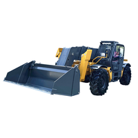Chariot télescopique de 4 tonnes et 13 mètres avec bras télescopique, fiabilité garantie, pour le levage de matériaux lourds