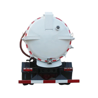 Camion d'aspiration des eaux usées Euro 6 D9 4500 empattement Nouveau véhicule d'assainissement énergétique pour le nettoyage Véhicule de camion d'aspiration des eaux usées Euro 6 D9