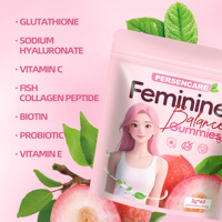 Gummies Jiaoming Marque Privée pour le Bien-être Féminin, Complément Quotidien pour l'Équilibre Corporel des Femmes Adultes, Déconseillé aux Femmes Enceintes
