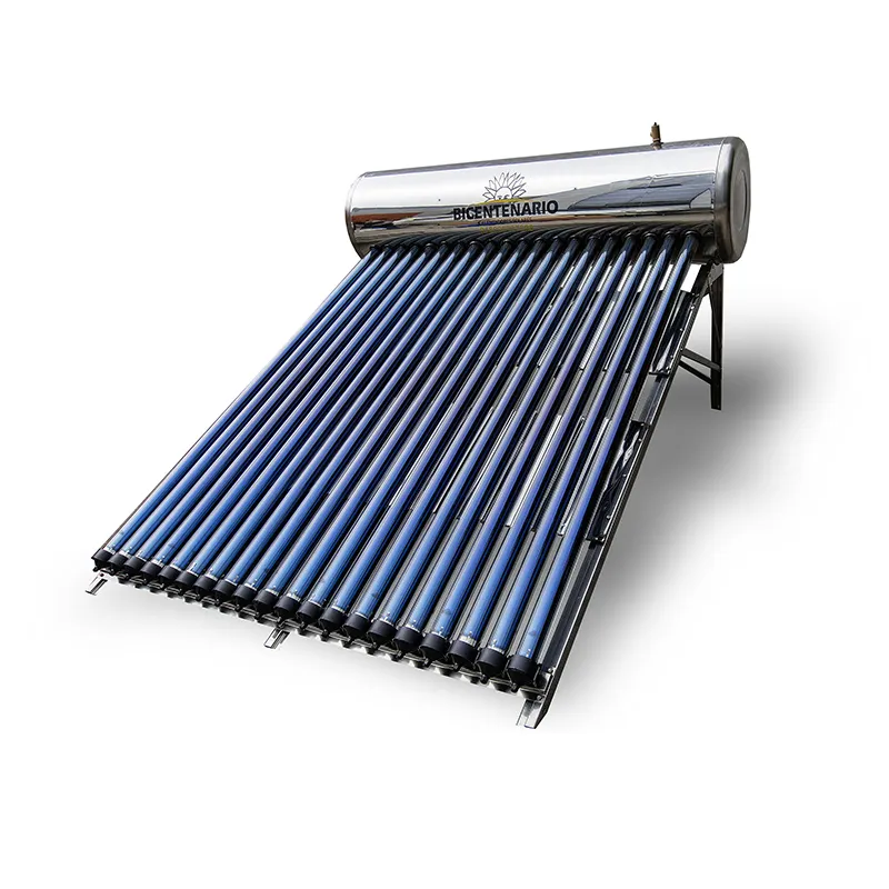 Aquecedor de água solar, 2 aquecedores de água solar pressurizados, cano de calor, coletor solar, aquecedor de água para casa