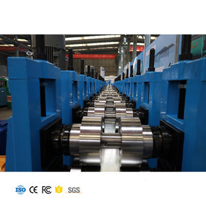 Neue beliebte automatische Metall-Trockenbau profile Bolzen-und Ketten rollen form maschine Stahlrahmen-und Pfetten maschinen - Product Image 5